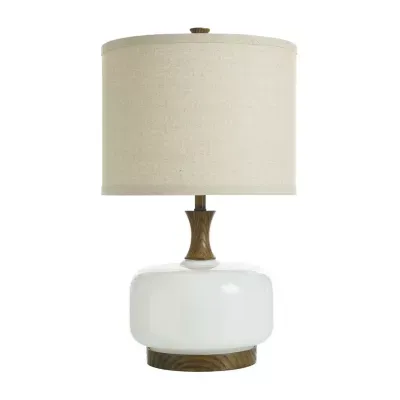 Stylecraft 17 W White Ceramic Table Lamp