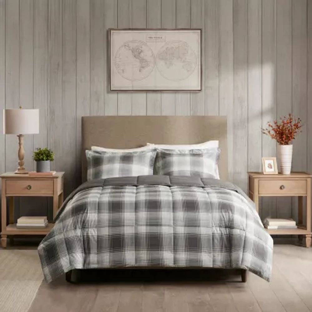 Woolrich Woodsman Softspun Down-Alternative Plaid Comforter Set