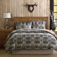 Woolrich White River Softspun Down-Alternative Plaid Comforter Set