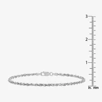 10K Gold 8 Inch Rope Chain Bracelet