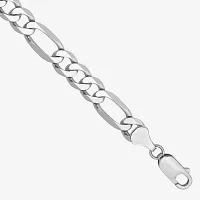 14K Gold 8 Inch Solid Figaro Chain Bracelet