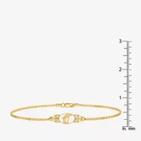 14K Gold 9 Inch Link Ankle Bracelet