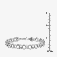 14K White Gold Charm Bracelet