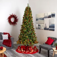 Nearly Natural Norway Mixed / Foot Pre-Lit Pine Christmas Tree