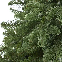 Nearly Natural 3 1/2 Foot Pre-Lit Potted Spruce Christmas Tree