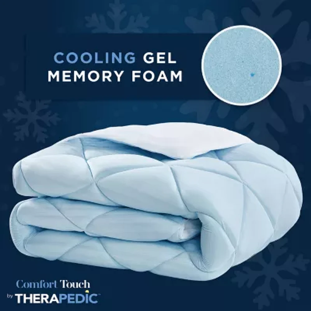 Comfort Touch by Therapedic™ Memory Foam Cooling Mattress Pad