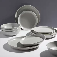 Fieldcrest Legacy Smoke 12-pc. Dinnerware Set