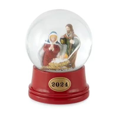 North Pole Trading Co. Nativity Snow Globe