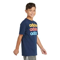 adidas Toddler Boys Crew Neck Short Sleeve Graphic T-Shirt