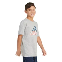 adidas Toddler Boys Crew Neck Short Sleeve Graphic T-Shirt