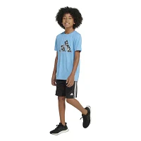 adidas Toddler Boys Crew Neck Short Sleeve Graphic T-Shirt