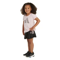 adidas Toddler Girls 2-pc. Skort Set