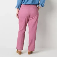 St. John's Bay-Plus Regular Fit Slim Trouser