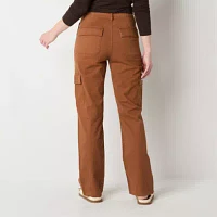 a.n.a Womens High Rise Straight Cargo Pant