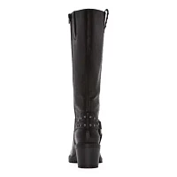 Frye and Co. Womens Adriane Stacked Heel Riding Boots