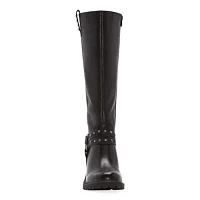 Frye and Co. Womens Adriane Stacked Heel Riding Boots