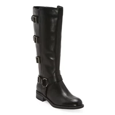 Frye and Co. Womens Cyra Stacked Heel Motorcycle Boots