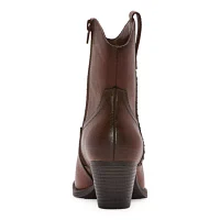 Frye and Co. Womens Daxx Stacked Heel Cowboy Boots