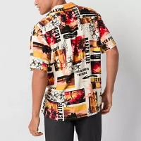 Jaywalker Mens Short Sleeve Button-Up Shirt