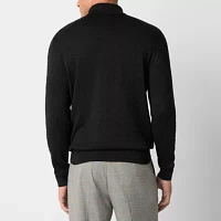 J. Ferrar Mens Turtleneck Long Sleeve Pullover Sweater