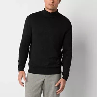 J. Ferrar Mens Turtleneck Long Sleeve Pullover Sweater