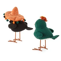 Layerings Day Of The Dead Set of 2 Halloween Birds