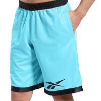 Reebok 11 Inch Mens Mid Rise Basketball Short