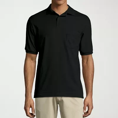 Hanes Ecosmart Unisex Adult Classic Fit Short Sleeve Polo Shirt