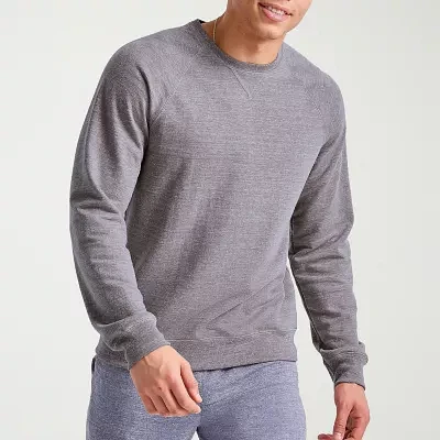 Hanes Mens Crew Neck Long Sleeve Sweatshirt