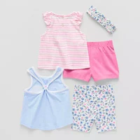 Little Lass Toddler Girls 5-pc. Short Set