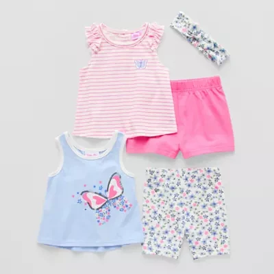 Little Lass Toddler Girls 5-pc. Short Set