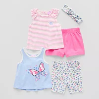 Little Lass Toddler Girls 5-pc. Short Set