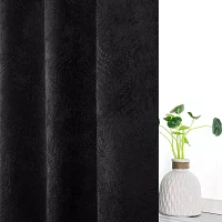 Regal Home Talia Embossed Grommet Top Energy Saving Blackout Set of 2 Curtain Panel