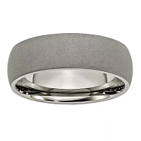 Mens 7Mm Titanium Wedding Band