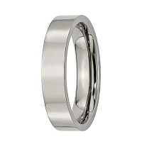 Mens 5Mm Titanium Wedding Band