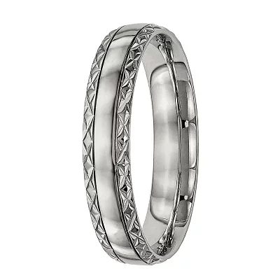 Mens Titanium Wedding Band