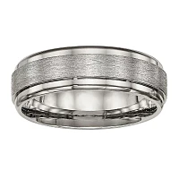 Mens Titanium Wedding Band