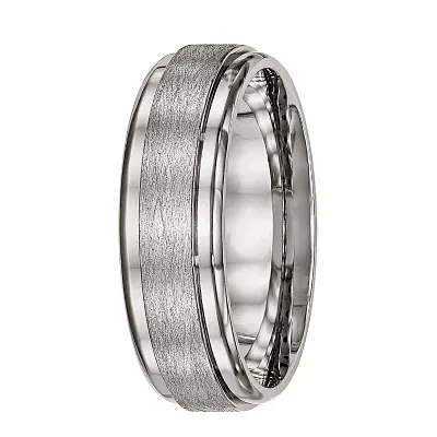 Mens Titanium Wedding Band