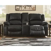 Signature Design by Ashley® Calon Living Room Collection Pad-Arm Upholstered Loveseat