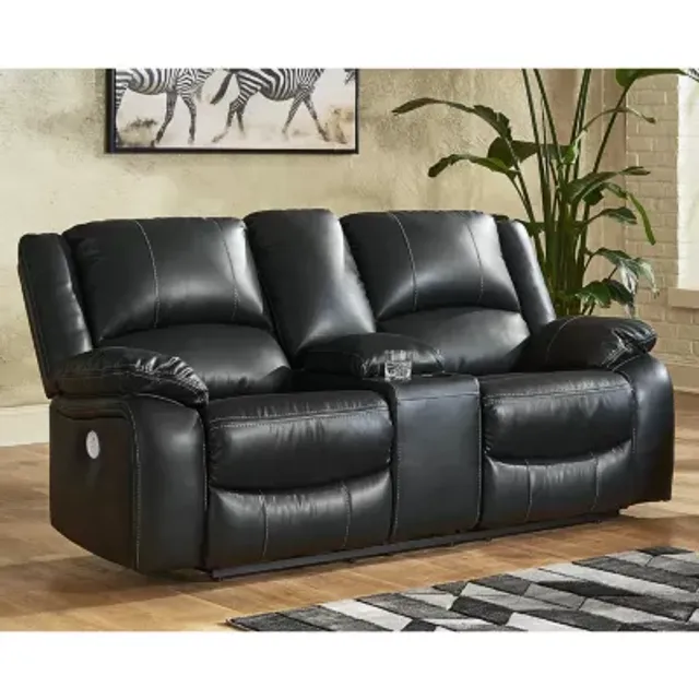 Asstd National Brand Calton Living Room Collection Roll-Arm Upholstered  Loveseat | Plaza Las Americas