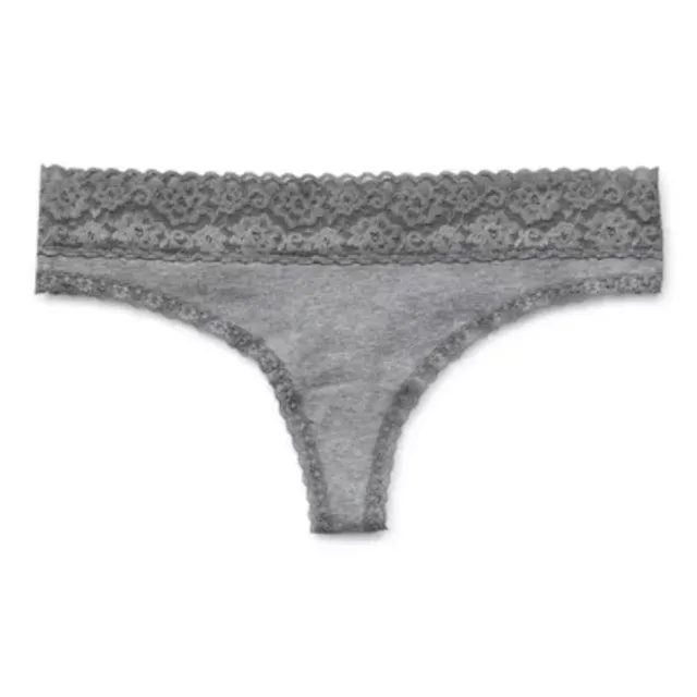 Arizona Body Organic Cotton with Lace Hipster Panty - JCPenney