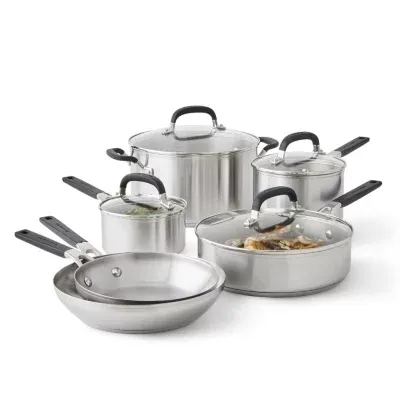 KitchenAid Stainless Steel 10-pc. Cookware Set