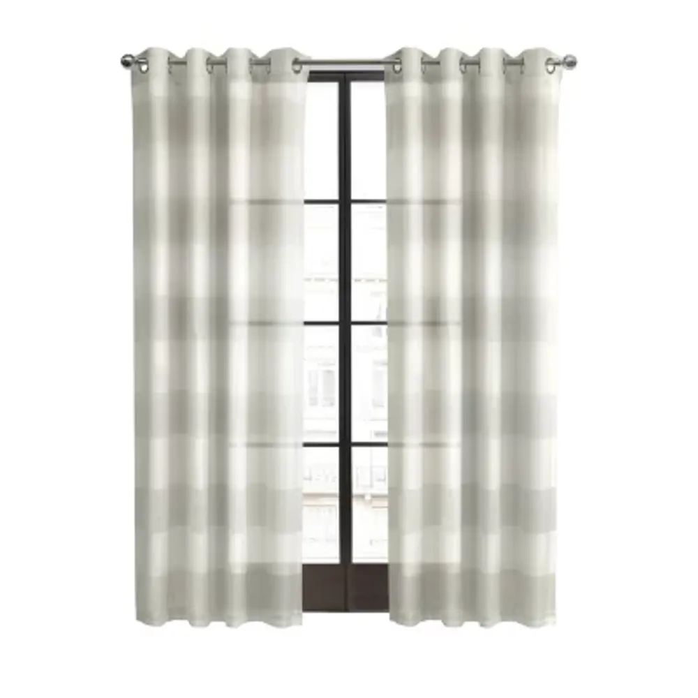 Paraiso Sheer Grommet Top Single Curtain Panel