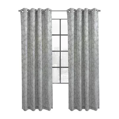 Valencia Light-Filtering Grommet Top Single Curtain Panel