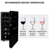 Koolatron 18 Bottle Dual Zone Wine Cooler Freestanding Wine Fridge