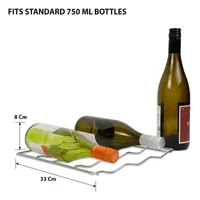 Koolatron 18 Bottle Dual Zone Wine Cooler Freestanding Wine Fridge