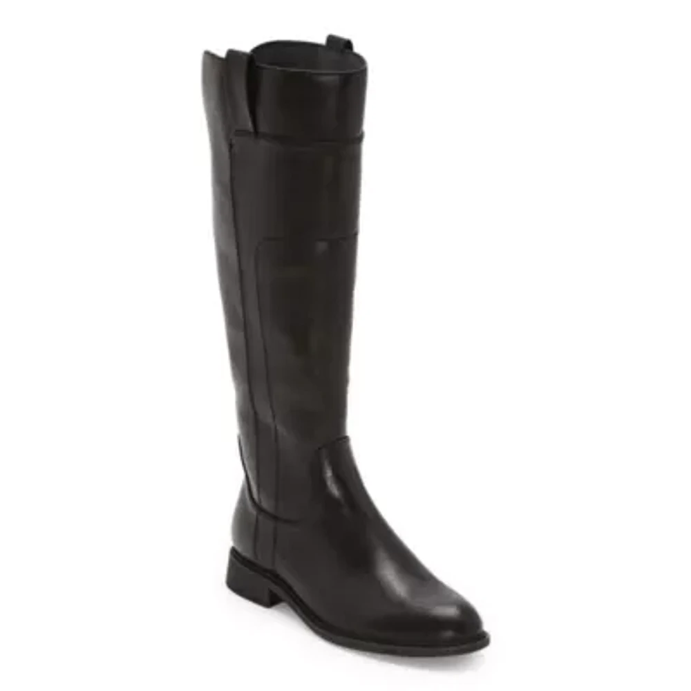 Frye and Co. Womens Giovanna Stacked Heel Riding Boots