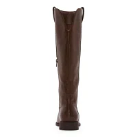 Frye and Co. Womens Giovanna Stacked Heel Riding Boots