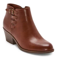 Frye and Co. Womens Boden Stacked Heel Booties