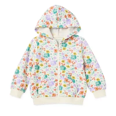 Okie Dokie Toddler & Little Girls Fleece Hooded Lightweight Jacket